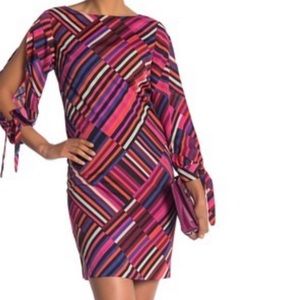 NWT Trina Turk split sleeve dress